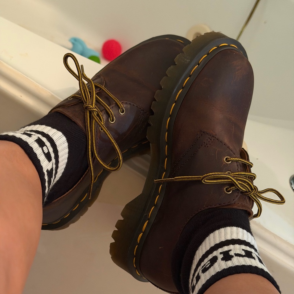 Dr. Martens Brown Leather Oxfords